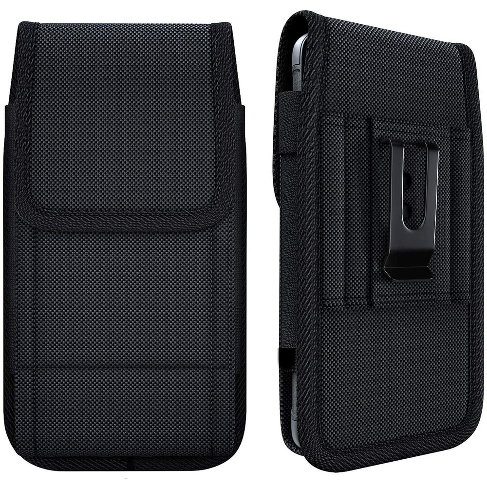 Belt Case w/Clip Belt Holder Pouch for Pro Max Holster, fits Large Phones, Black